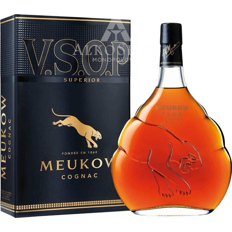 Cognac Meukow VSOP Clear Panther 700 ml / 40% | Sklep AlkoShop.pl