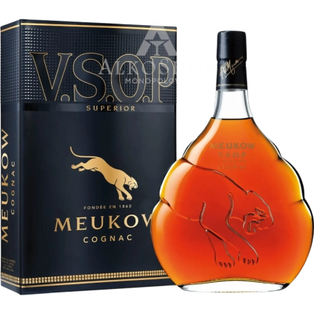 Cognac Meukow VSOP Clear Panther 700 ml / 40% | Sklep AlkoShop.pl