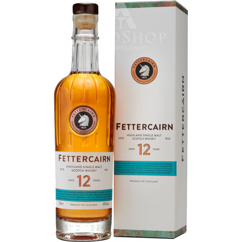 WHISKY FETTERCAIRN 12YO / 40% / 0,7L