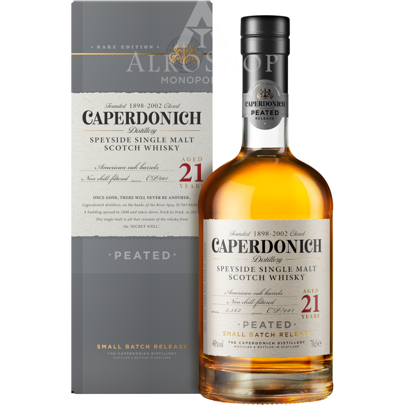 WHISKY CAPERDONICH PEATED 21YO / 48% / 0,7L