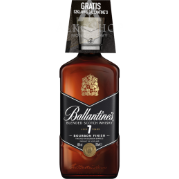 WHISKY BALLANTINE'S 7YO / 40% / 0,7L +SZKLANKA