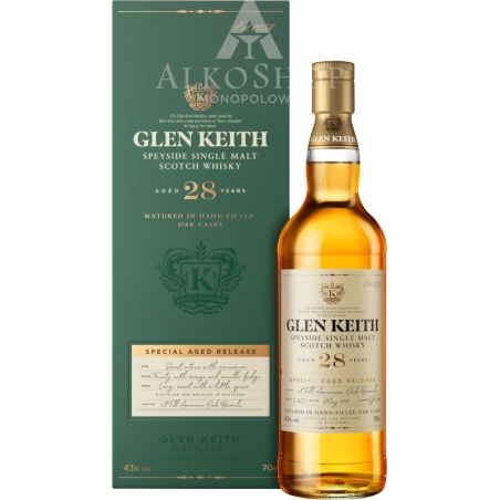 Whisky Glen Keith 28 yo 700 ml / 43% | Sklep AlkoShop.pl