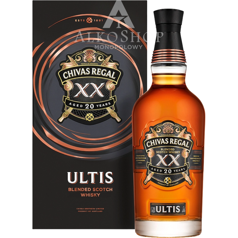 WHISKY CHIVAS REGAL XX ULTIS 20YO / 40% / 0,7L