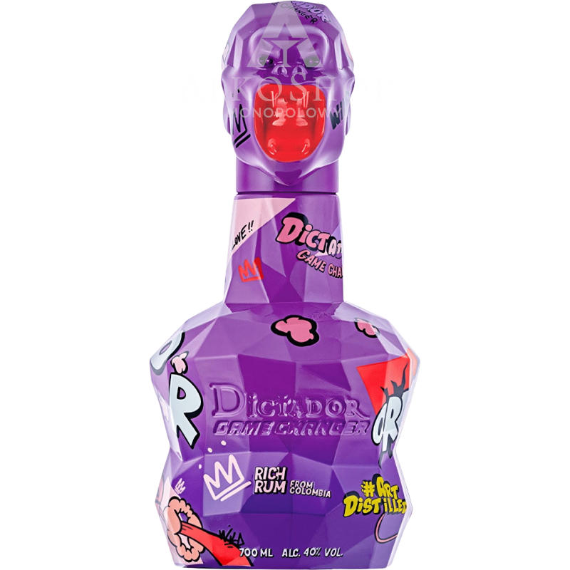 RUM DICTADOR GAME CHANGER VIOLET / 40% / 0,7L