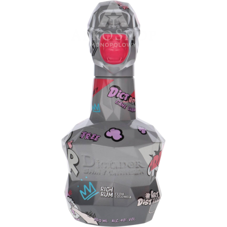 RUM DICTADOR GAME CHANGER GREY & PINK / 40% / 0,7L