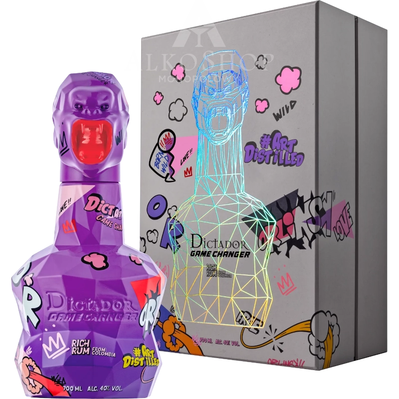 Rum Dictador Game Changer Violet Karton 700 ml / 40% | AlkoShop.pl