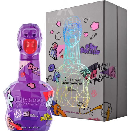 RUM DICTADOR GAME CHANGER VIOLET / 40% / 0,7L KARTON
