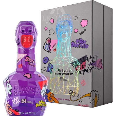 Rum Dictador Game Changer Violet Karton 700 ml / 40% | AlkoShop.pl