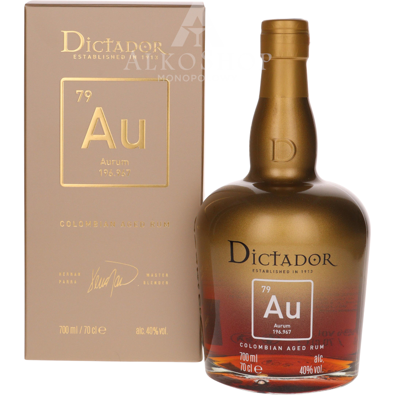 Rum Dictador Aurum 700 ml / 40% | Sklep AlkoShop.pl