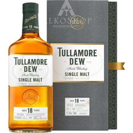 Whiskey Tullamore D.E.W. 18yo 0,7l / 41,3% | Sklep AlkoShop.pl