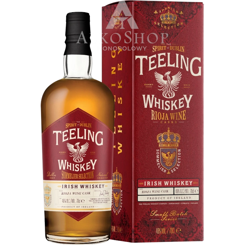 WHISKEY TEELING SMALL BATCH RIOJA RED WINE CASK / 46% / 0,7L