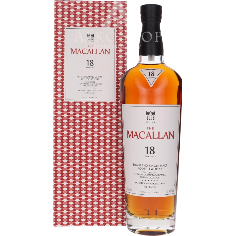 WHISKY THE MACALLAN 18YO DOUBLE CASK 2025 / 43% / 0,7L