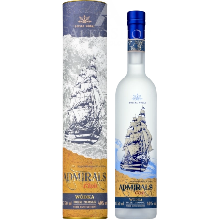 WÓDKA ADMIRALS CLUB ZIEMNIAK / 40% / 1,75L TUBA