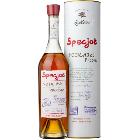 WÓDKA SPECJAŁ PODLASKI PALONY / 50% / 0,7L TUBA