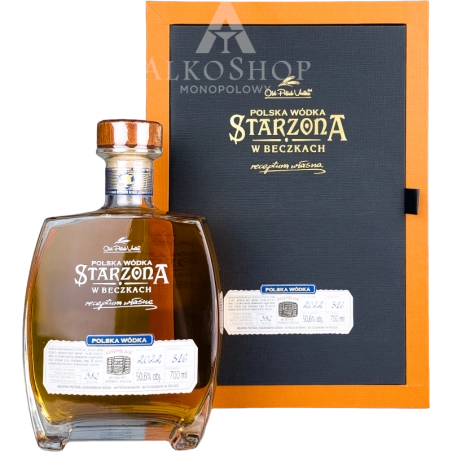 WÓDKA POLSKA STARZONA W BECZKACH ASSEMBLAGE 3YO 2022 BECZKA NR 1 / 50,6% / 0,7L