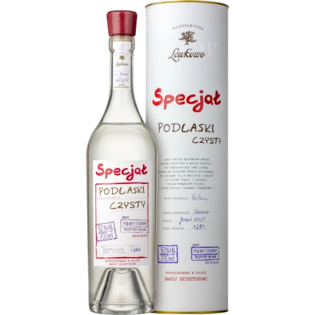 WÓDKA SPECJAŁ PODLASKI CZYSTY / 50% / 0,7L TUBA