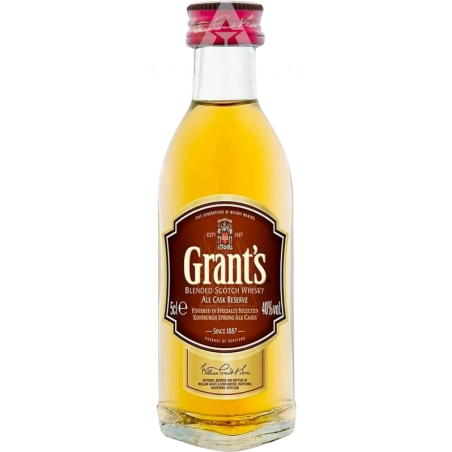 Whisky Grant's Triple Wood 50ml / 40% | Sklep AlkoShop.pl