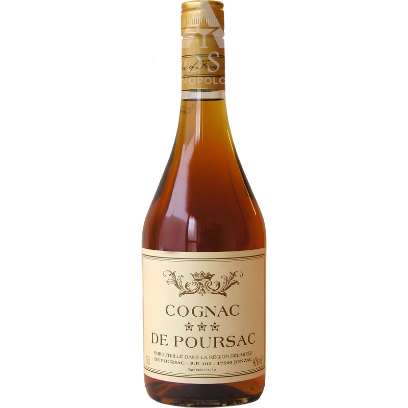 Cognac De Poursac VS 700 ml / 40% | Sklep AlkoShop.pl