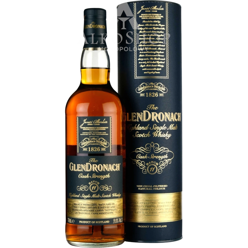 Whisky Glendronach Cask Strength Batch 11 700 ml / 59,8% | AlkoShop.pl