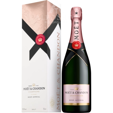 SZAMPAN MOET & CHANDON ROSE IMPERIAL / 12,5% / 0,75L KARTON