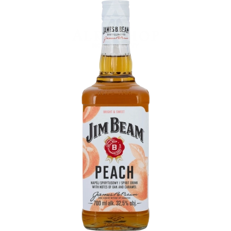 Jim Beam Peach 700 ml / 32,5% | Sklep AlkoShop.pl