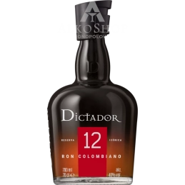 RUM DICTADOR 12YO / 40% / 0,7L
