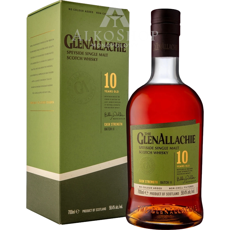 Whisky GlenAllachie 10 yo 700 ml / 59,4% | Sklep AlkoShop.pl