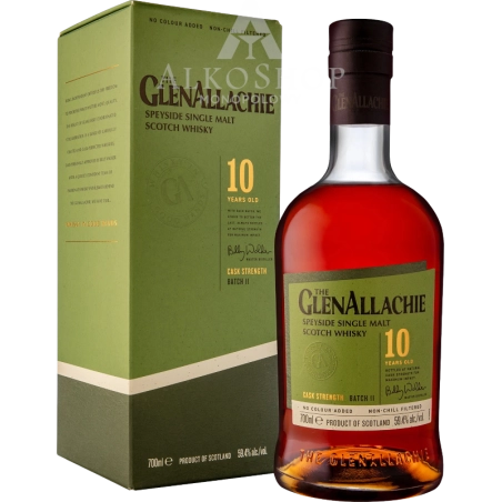 Whisky GlenAllachie 10 yo 700 ml / 59,4% | Sklep AlkoShop.pl