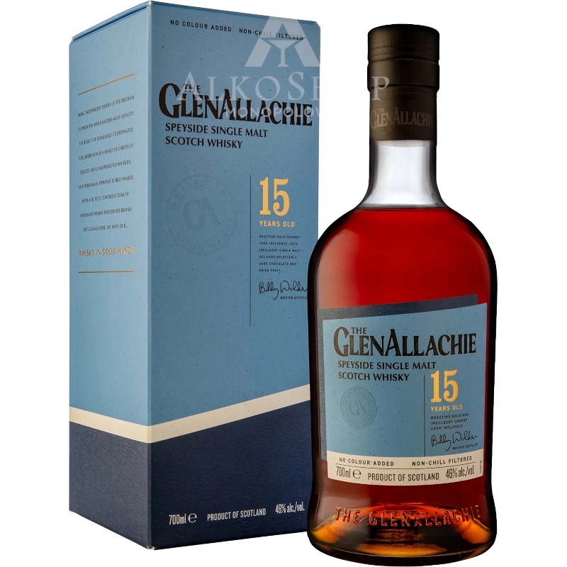 Whisky Glenallachie 15 yo 700 ml / 46% | Sklep AlkoShop.pl