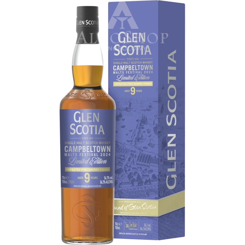 WHISKY GLEN SCOTIA 9YO FESTIVAL RELEASE 2024 / 56,2% / 0,7L