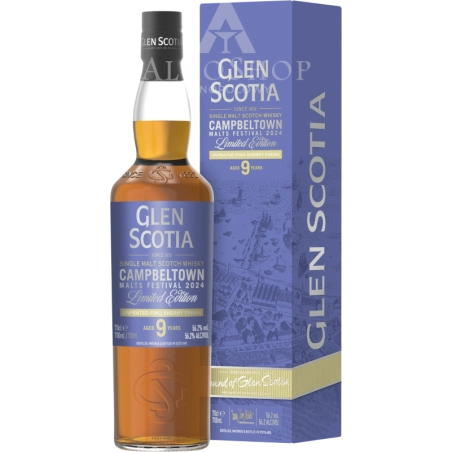 WHISKY GLEN SCOTIA 9YO FESTIVAL RELEASE 2024 / 56,2% / 0,7L