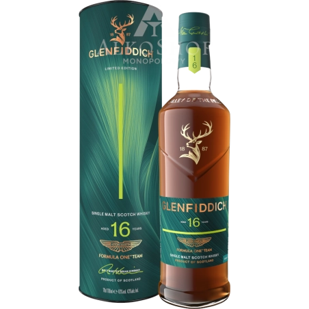 WHISKY GLENFIDDICH 16YO ASTON MARTIN FORMULA ONE™ TEAM 2026 / 43% / 0,7L