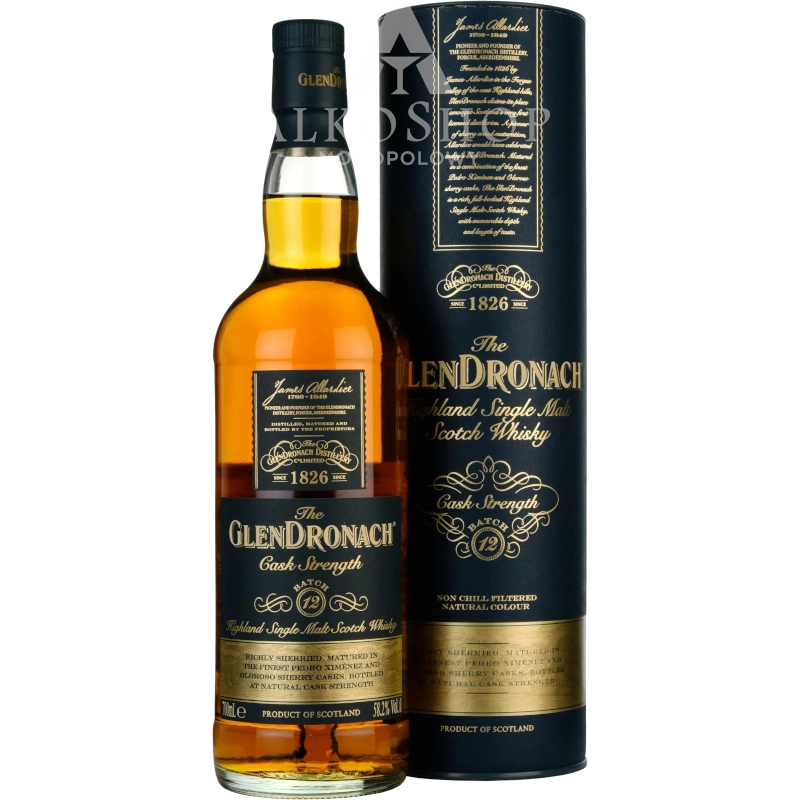 Whisky Glendronach Cask Strength Batch 12 700 ml / 58,2% | AlkoShop.pl