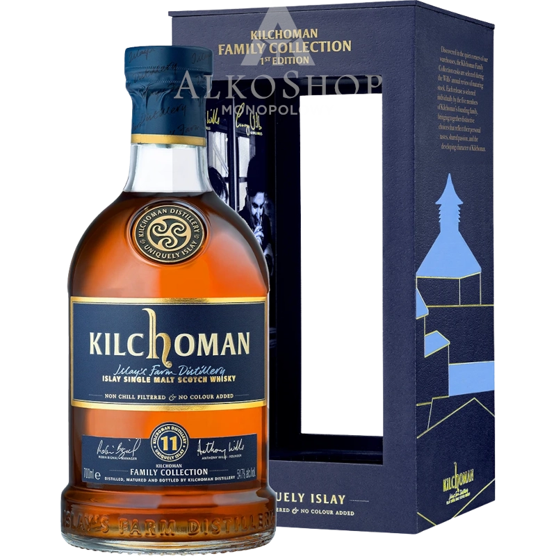 WHISKY KILCHOMAN 11YO FAMILY COLLECTION 1ST EDITION SHERRY CASK / 54,7% / 0,7L