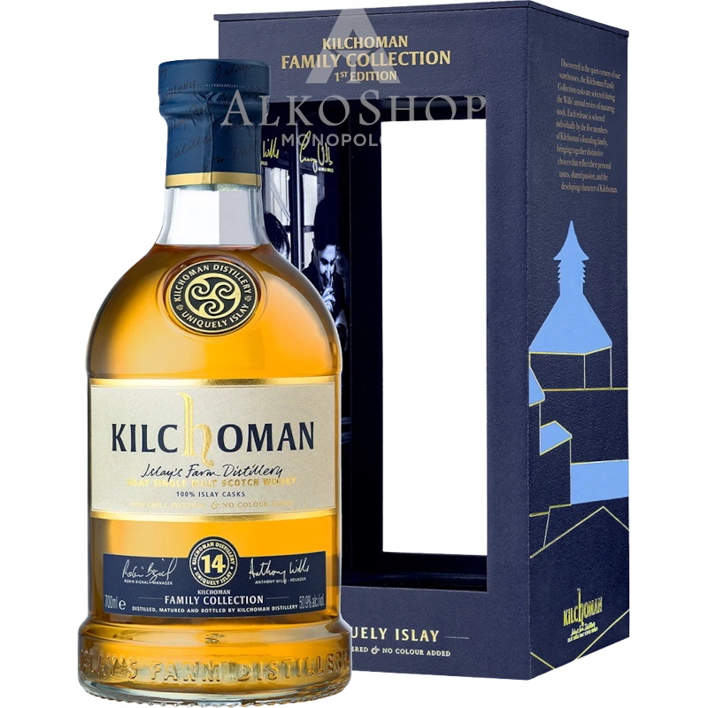 WHISKY KILCHOMAN 14YO FAMILY COLLECTION 1ST EDITION BOURBON CASK / 50,9% / 0,7L