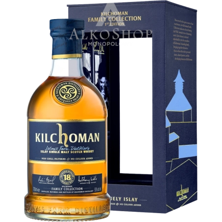 WHISKY KILCHOMAN 18YO FAMILY COLLECTION 1ST EDITION BOURBON CASK / 50% /0,7L