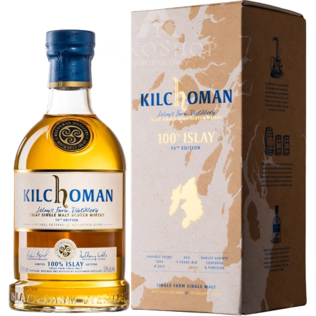 WHISKY KILCHOMAN 100% ISLAY 15TH EDITION 9YO / 50% / 0,7L