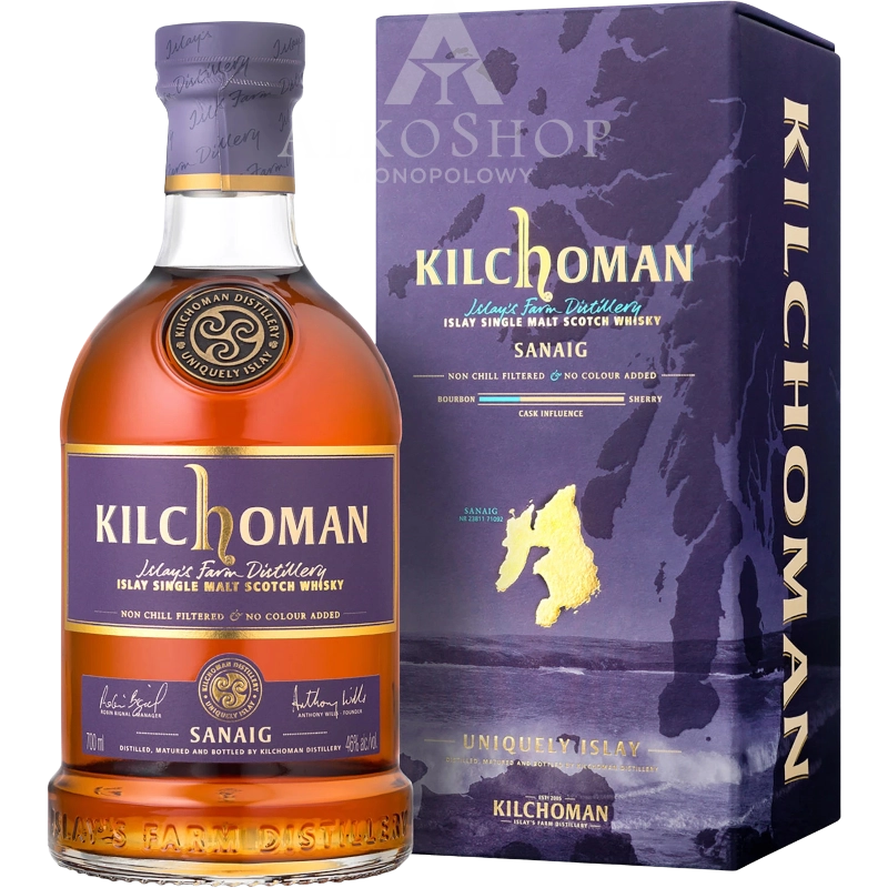WHISKY KILCHOMAN SANAIG / 46% / 0,7L