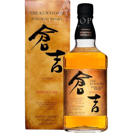 WHISKY THE KURAYOSHI SHERRY CASK PURE MALT / 43% / 0,7L