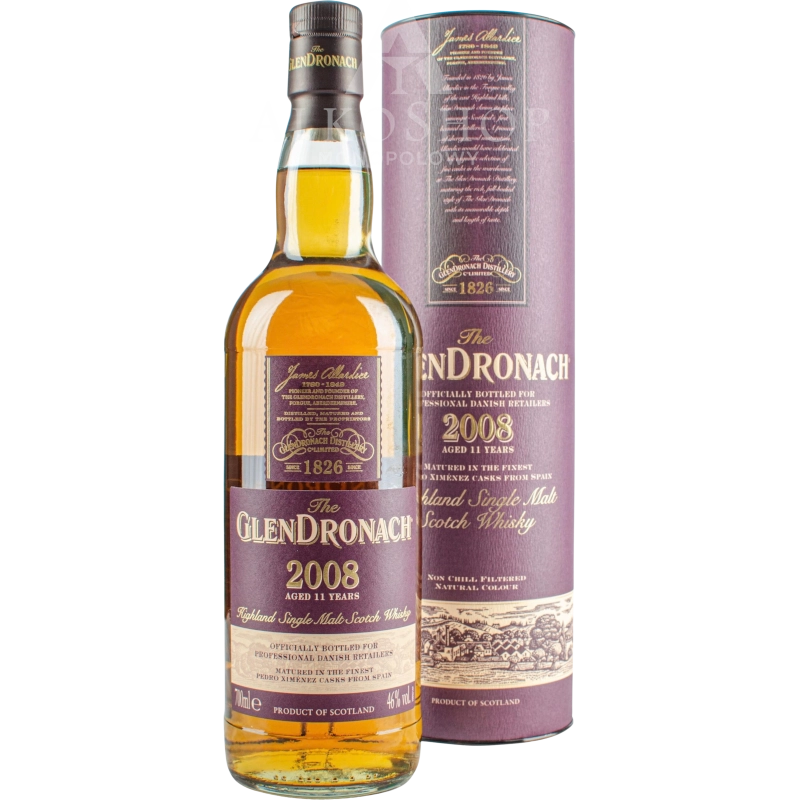 WHISKY GLENDRONACH 11YO PX CASKS 2008 / 46% / 0,7L