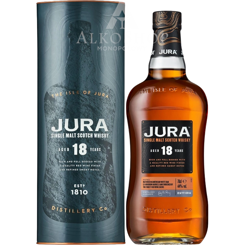 WHISKY JURA 18YO / 44% / 0,7L