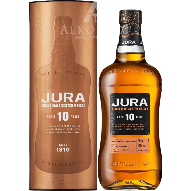 WHISKY JURA 10YO / 40% / 0,7L