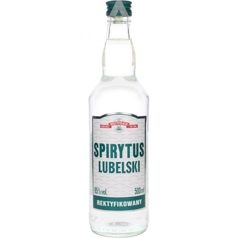 SPIRYTUS LUBELSKI REKTYFIKOWANY / 95% / 0,5L SPIRYTUS LUBELSKI REKTYFIKOWANY / 95% / 0,5L