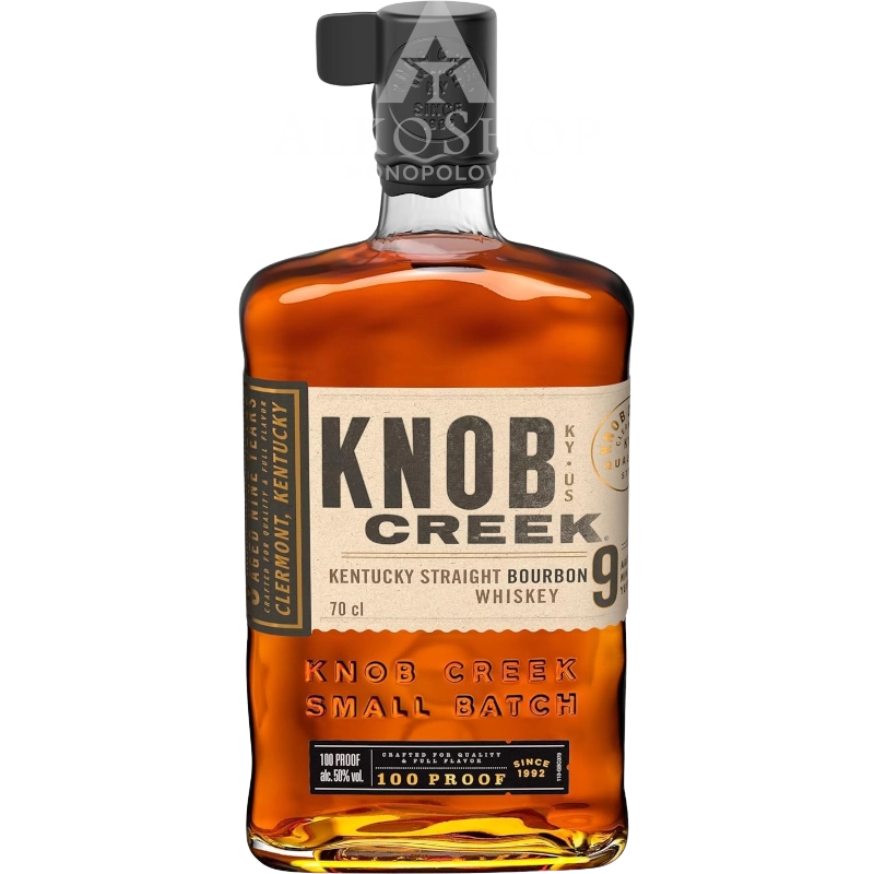 WHISKEY BOURBON KNOB CREEK 9YO / 50% / 0,7L