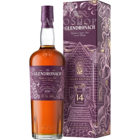 WHISKY GLENDRONACH 14YO BOYNSMILL HOUSE EDITION 200 YEARS / 46,8% / 0,7L