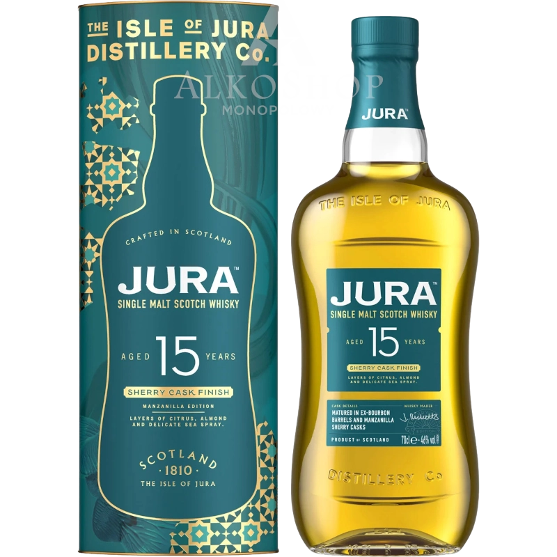 WHISKY JURA SHERRY CASK 15YO MANZANILLA / 46% / 0,7L