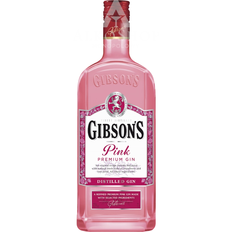 Gin Gibson's Pink 0,7l / 37,5% | sklep AlkoShop.pl