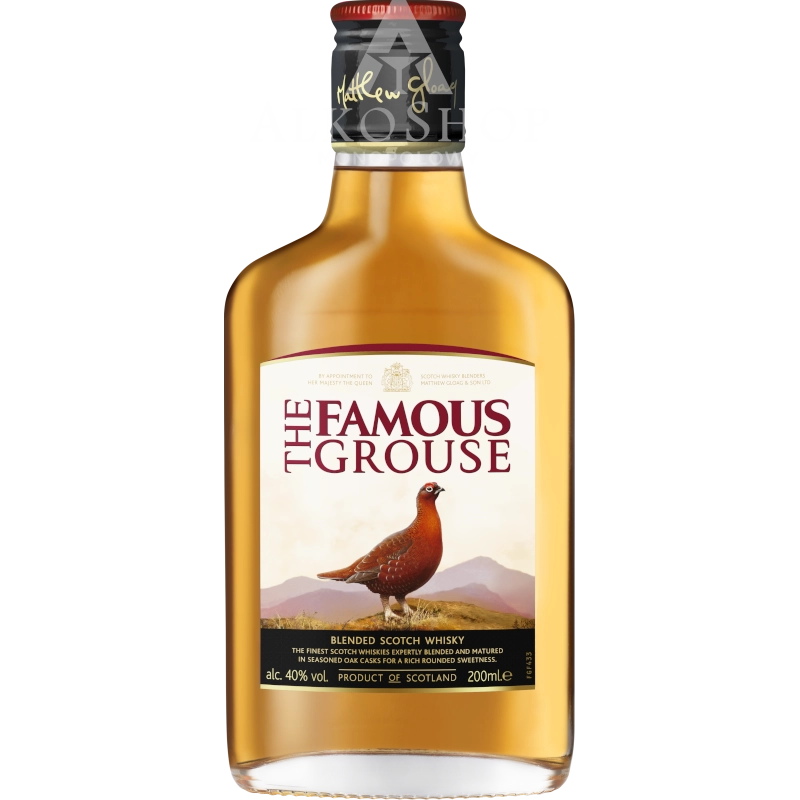 Whisky The Famous Grouse 0,2l / 40% | Sklep AlkoShop.pl