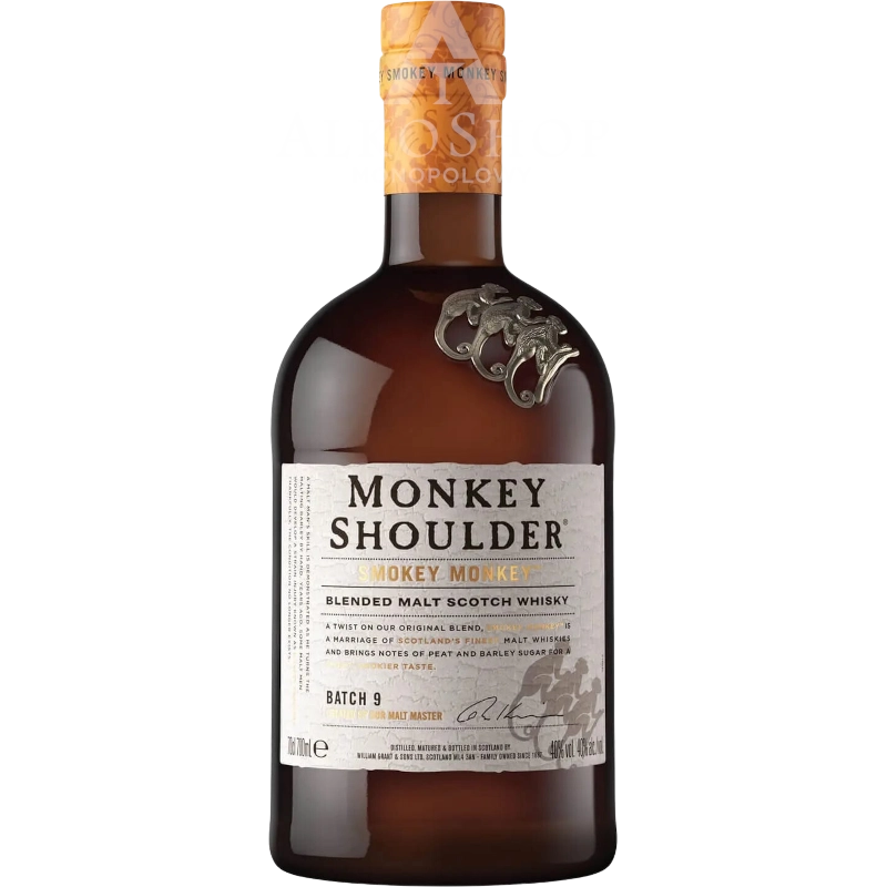 Monkey Shoulder Smokey Batch 9 0,7l / 40% | Sklep AlkoShop.pl