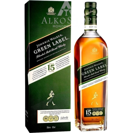 Johnnie Walker Green Label 15yo 0,7l / 43% | Sklep AlkoShop.pl